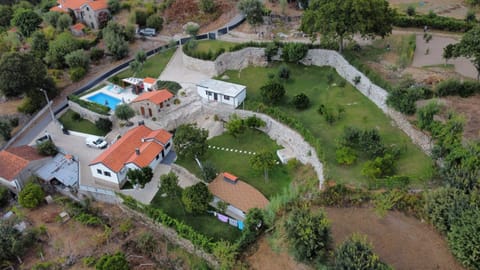 Property building, Natural landscape, Bird's eye view, Pool view, Swimming pool
