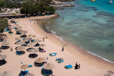 Nearby landmark, Day, People, Natural landscape, Beach, Sea view, group of guests, sunbed