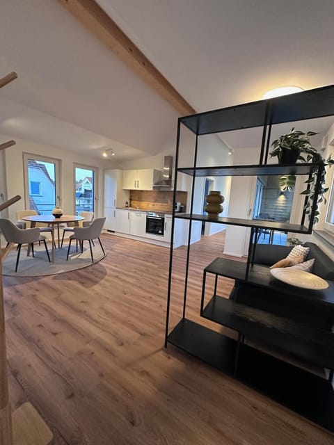 Kitchen or kitchenette, Living room, Dining area