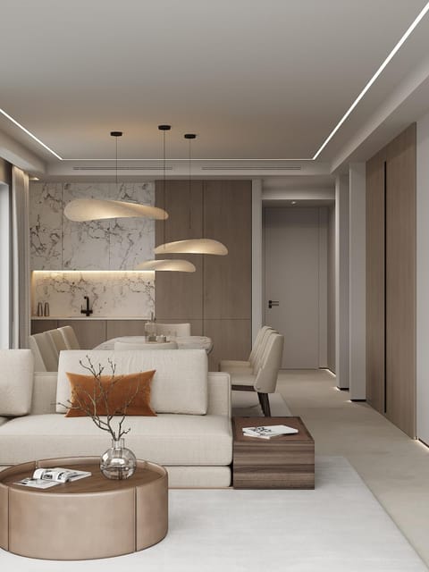 Living room, Seating area, Dining area, kitchen