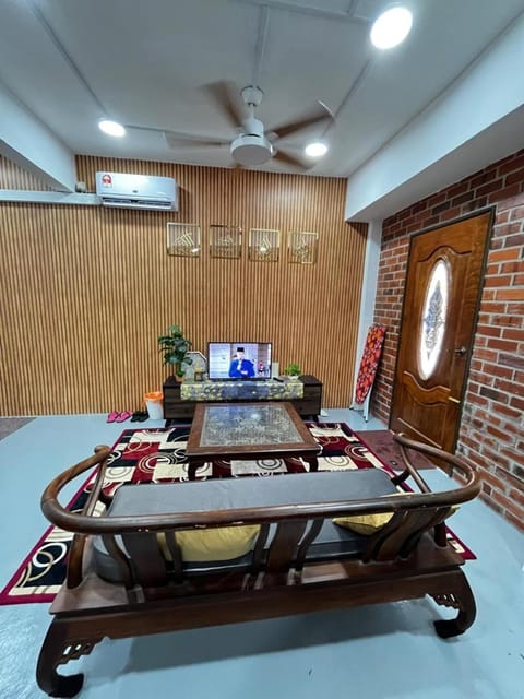 Living room, air conditioner