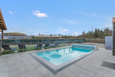 Property building, Living room, Swimming pool