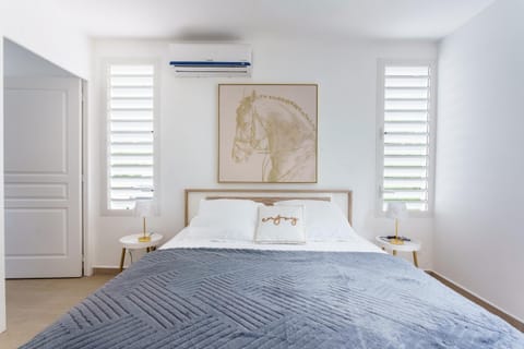 Bed, Photo of the whole room, Bedroom, air conditioner