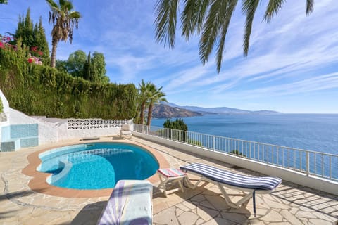 Property building, Living room, Swimming pool