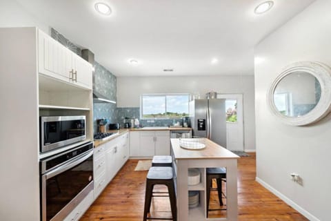 Huge secluded beach house on 2 acres with private pool, game room, close to beach House in Galveston Island