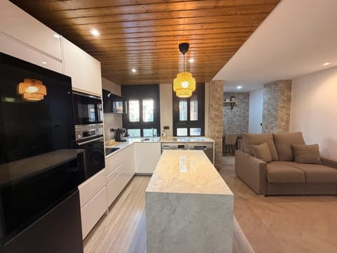 Kitchen or kitchenette, Living room