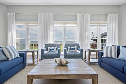 3-story beach house with incredible ocean views, steps to the beach House in Hitchcock