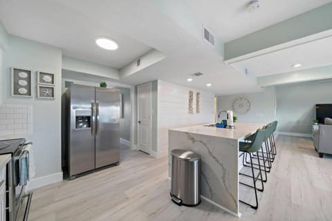 A-Frame beach house with private pool and minutes from the beach House in Jamaica Beach