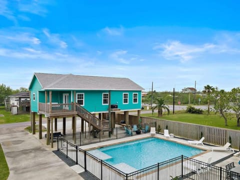 Gorgeous Home with Huge Private Pool and Game Room House in San Leon