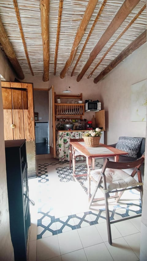 Lounge or bar, fireplace, kitchen