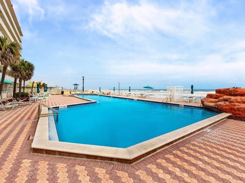 Property building, Day, Summer, Garden, Beach, Sea view, Swimming pool