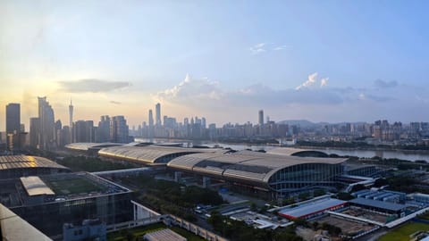 Nearby landmark, Day, Natural landscape, Bird's eye view, City view, River view