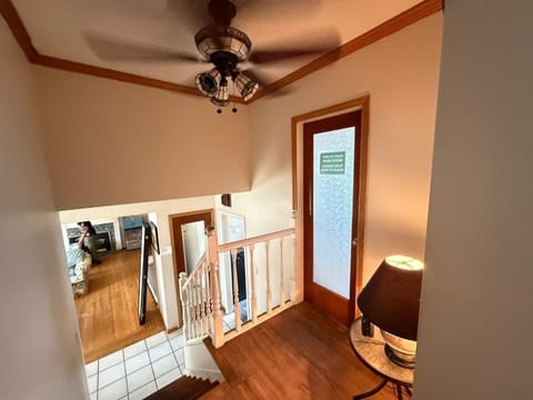 Living room, fireplace