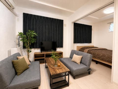 Bed, TV and multimedia, Living room, Bedroom