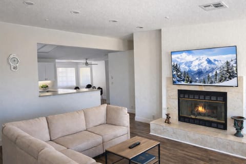 TV and multimedia, Living room, Decorative detail, Seating area, fireplace
