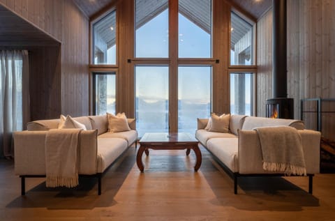 View (from property/room), Living room, Photo of the whole room, Seating area, Mountain view, fireplace