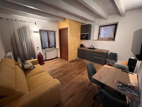 TV and multimedia, Kitchen or kitchenette, Living room, Seating area, Dining area