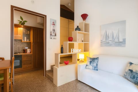 Kitchen or kitchenette, Living room, Seating area