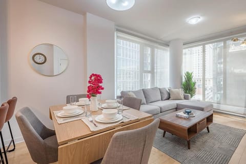 Living room, Seating area, Dining area