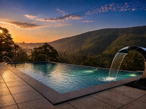 Mountain view, Pool view, Swimming pool