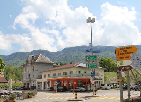 Nearby landmark, Street view, Location