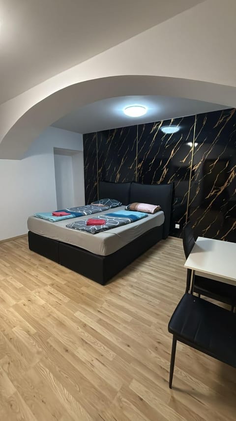 Property building, Bed, Seating area, Bedroom