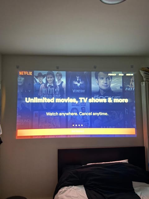 Bed, TV and multimedia