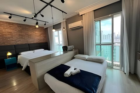 Bed, Living room, Seating area