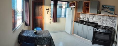 Kitchen or kitchenette, oven, stove