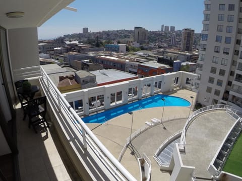 Balcony/Terrace, Pool view, Swimming pool