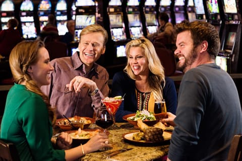 Dinner, group of guests