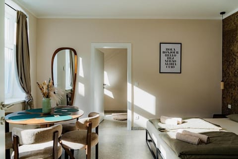 Photo of the whole room, Dining area, Bedroom