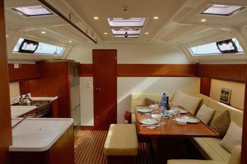 Sailing boat house Docked boat in Alimos