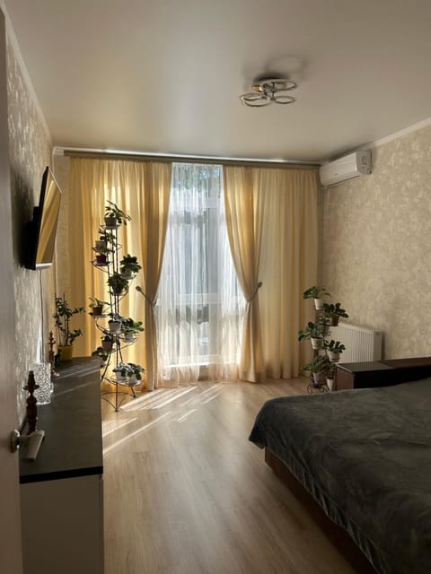 Bed, TV and multimedia, Bedroom, air conditioner