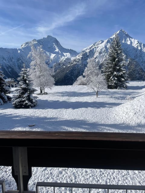 Natural landscape, Winter, Balcony/Terrace, Mountain view