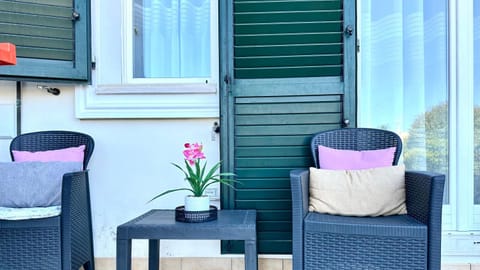 Trilocale con giardino, posto auto e wi-fi - P034 Apartment in Porto Recanati