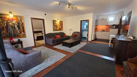 TV and multimedia, Kitchen or kitchenette, Living room, Seating area