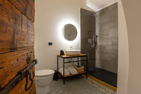 Shower, Toilet, Bathroom, towels