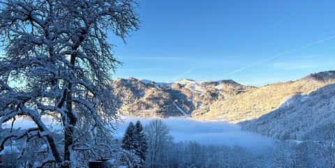 Day, Natural landscape, Winter, Mountain view