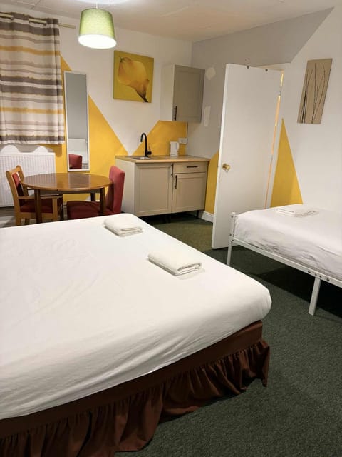 Bed, Kitchen or kitchenette, Photo of the whole room, Bedroom