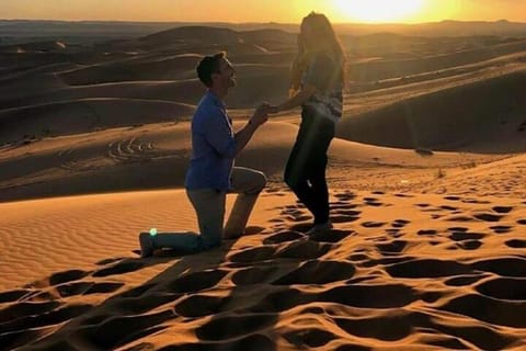 Natural landscape, Guests, Sunset