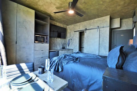 Bed, Kitchen or kitchenette, Photo of the whole room, Bedroom