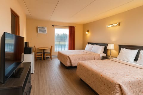 Bed, Bedroom, air conditioner