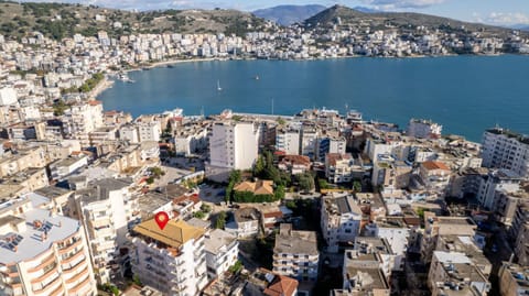 Property building, Nearby landmark, Day, Neighbourhood, Natural landscape, Bird's eye view, City view, Mountain view, Sea view, Street view, Location