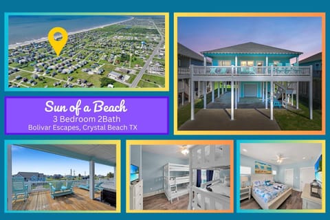 Sun of a Beach House in Bolivar Peninsula