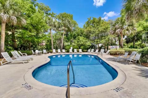 Natural landscape, Pool view, Swimming pool, sunbed