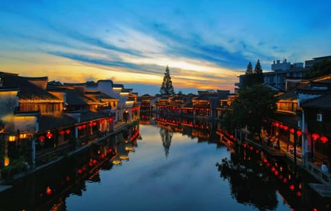Property building, Nearby landmark, Night, Natural landscape