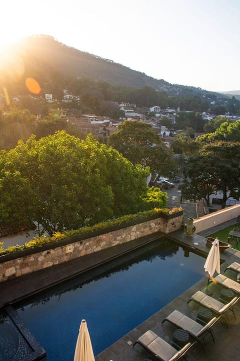 Mountain view, Pool view, Swimming pool, Sunrise