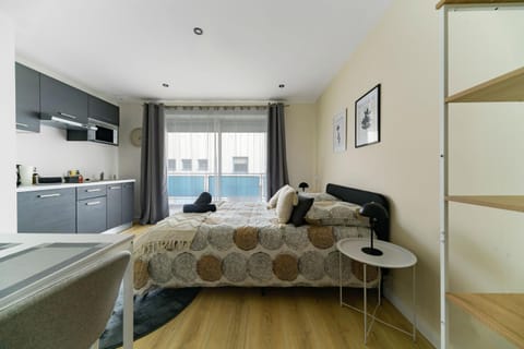 Kitchen or kitchenette, Bedroom