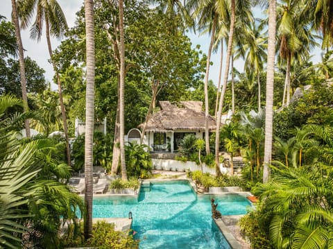 Spring, Day, Natural landscape, Garden, Garden view, Pool view, Swimming pool, sunbed